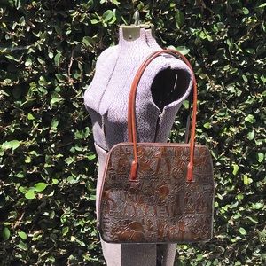 Brown shoulder bag